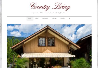 Die Webseite Country-Living.ch ist nun online!
