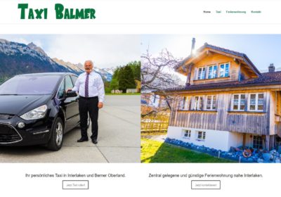 “Taxi Balmer” hat eine neue Webseite!